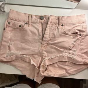 Light pink Aeropostale Jean shorts